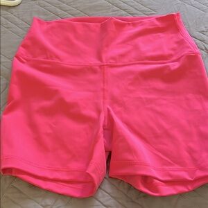Yogalicious Pink Bike Shorts Moisture-Wicking Stretch
